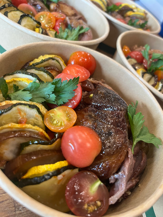 Ratatouille Lamb Shank