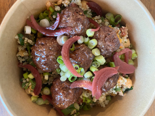 Chickpea and Lamb Merguez Tabbouleh