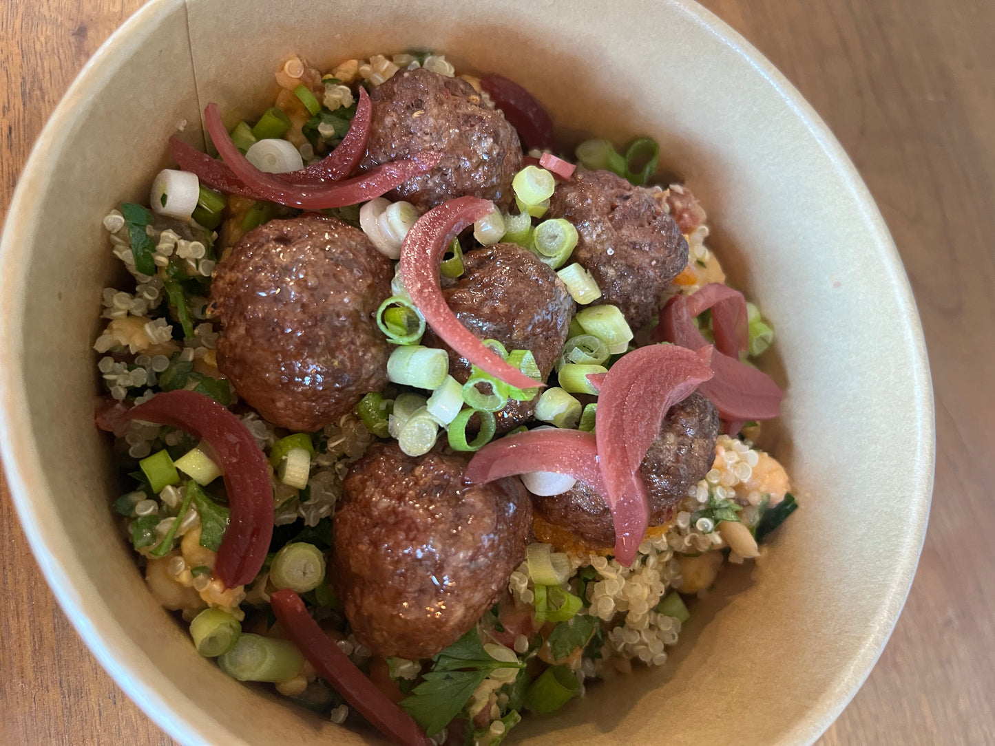 Chickpea and Lamb Merguez Tabbouleh