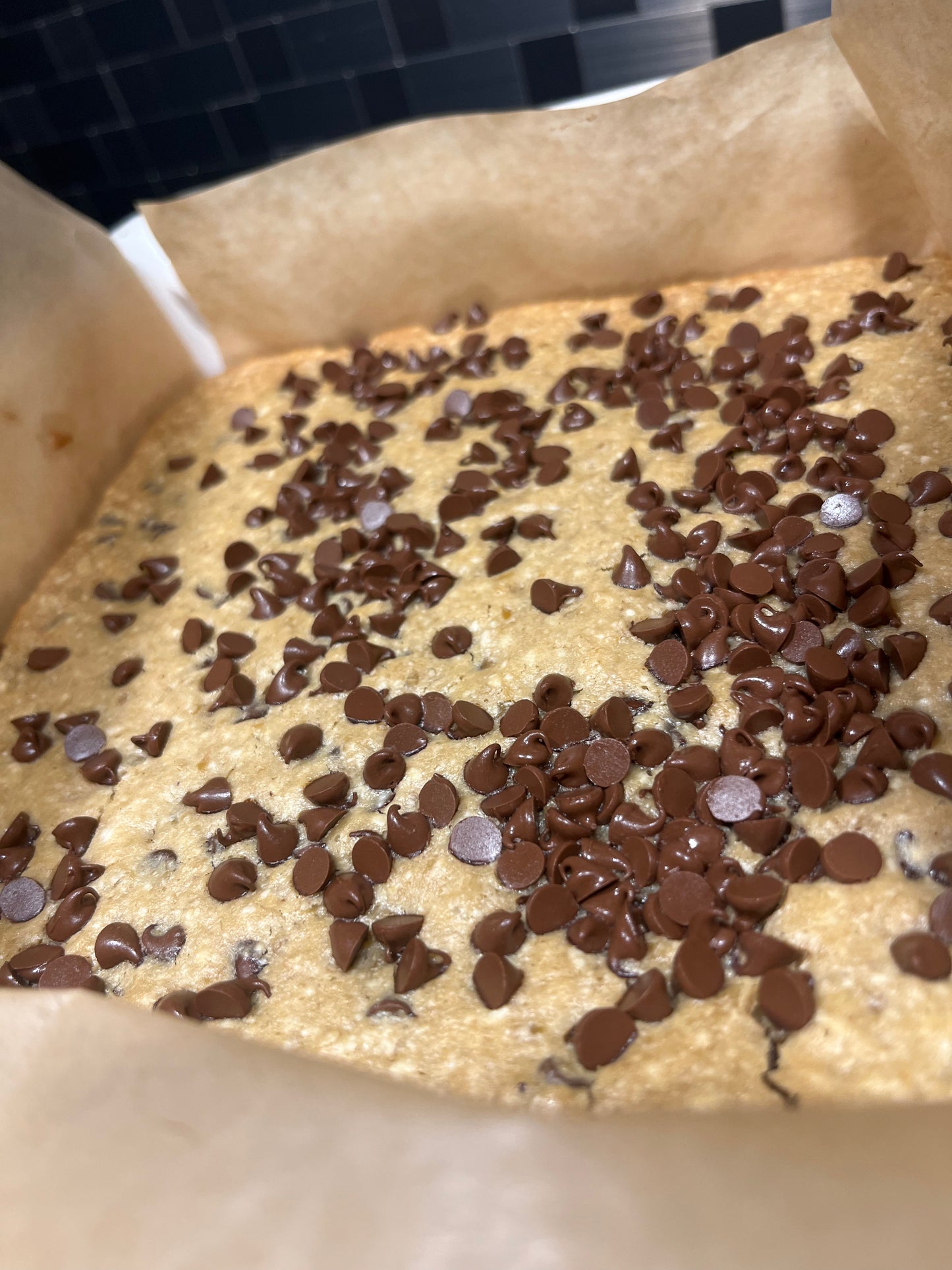 Chickpea-Maple Blondie