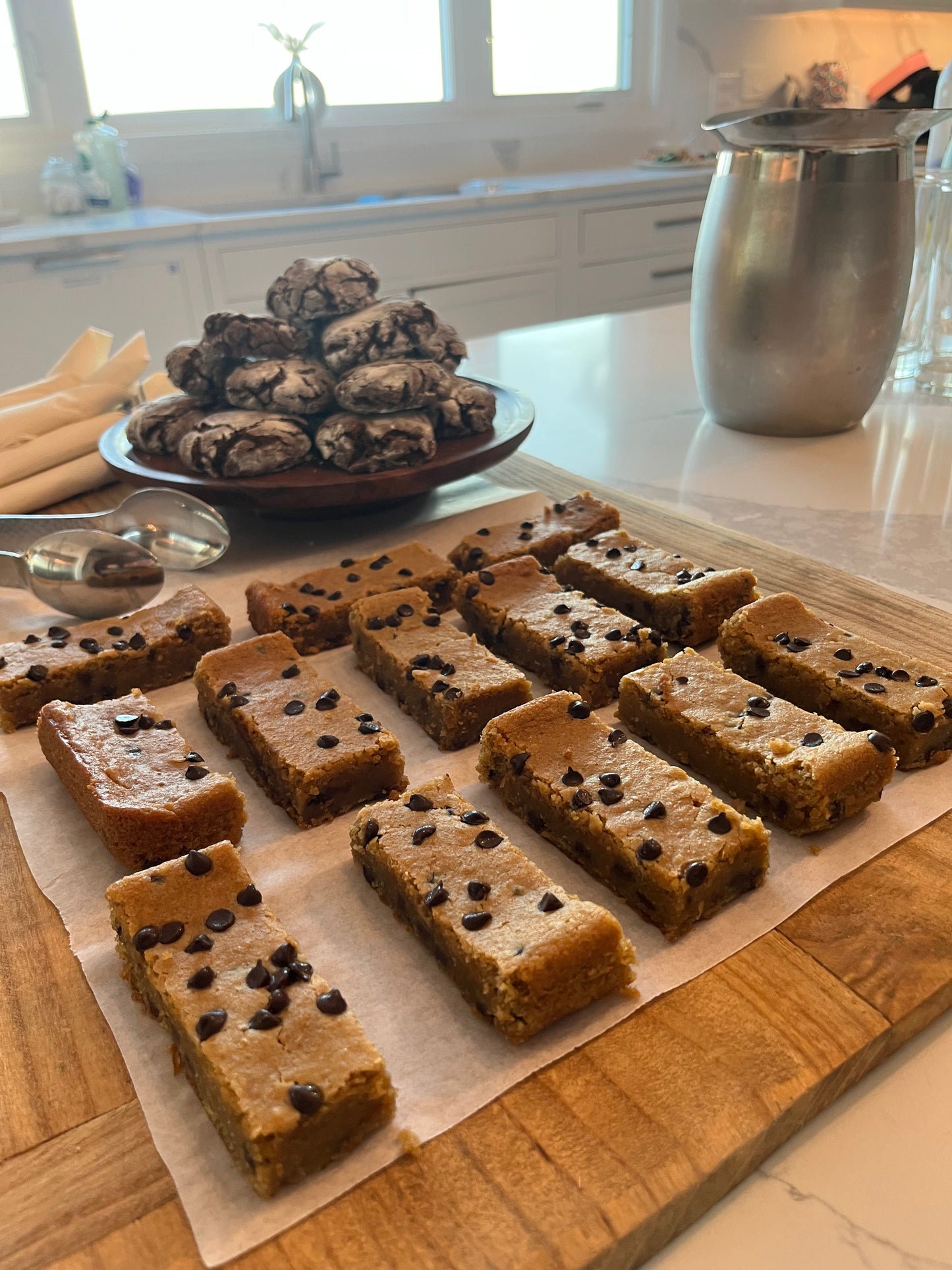 Chickpea-Maple Blondie